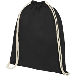 Plecak Oregon wykonany z bawełny o gramaturze 140 g/m² ze sznurkiem ściągającym (12057590)