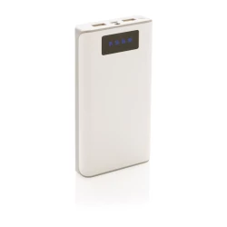 Power bank 10000 mAh z wyświetlaczem - biały (P324.363)