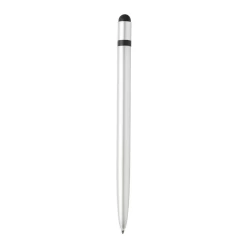 Cienki długopis, touch pen - srebrny (P610.882)