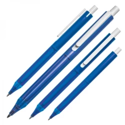 Długopis plastikowy BRUGGE - niebieski (006804)