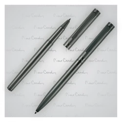Zestaw piśmienny długopis i pióro kulkowe RENEE Pierre Cardin - grafitowy (B0400201IP377)