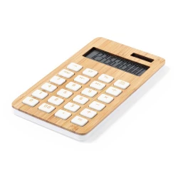 Bambusowy kalkulator - jasnobrązowy (V8336-18)