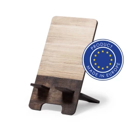Drewniany stojak na telefon, składany - neutralny (V0909-00)