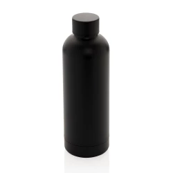 Butelka termiczna 500 ml, stal nierdzewna z recyklingu - czarny (P435.701)