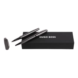 Zestaw upominkowy HUGO BOSS długopis i pióro kulkowe - HSW3784D + HSW3785D - Szary (HPBR378D)