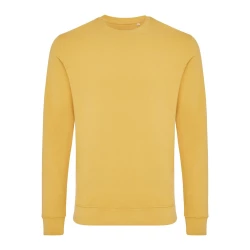 Bluza z bawełny z recyklingu Iqoniq Zion - żółty (T9300.021.L)
