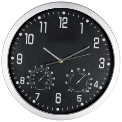 Zegar ścienny CrisMa - czarny (4123803)