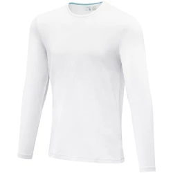 Męski T-shirt organiczny Ponoka z długim rękawem (38018013)