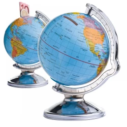 Skarbonka globus - wielokolorowy (58386mc)