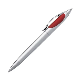 Długopis plastikowy z dwoma wkładami - czerwony (1888405)