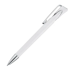 Długopis plastikowy - biały (1163106)