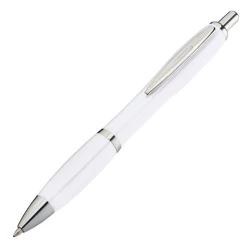 Długopis plastikowy - biały (1167906)