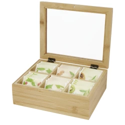 Bambusowe pudełko na herbatę Ocre (11320806)