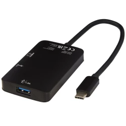 Aluminiowy adapter multimedialny typu C (USB-A/Type-C/HDMI) ADAPT (12423090)