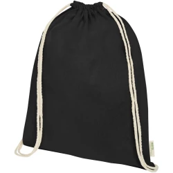 Plecak ściągany sznurkiem Orissa z bawełny organicznej z certyfikatem GOTS o gramaturze 140 g/m² (12061290)