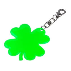 Brelok odblaskowy Lucky Clover, zielony (R73243.51)