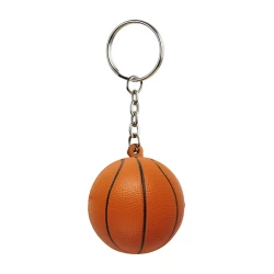 Brelok antystresowy Basket, pomarańczowy/czarny (R73919)