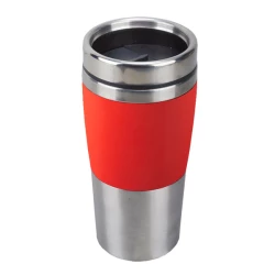 Kubek izotermiczny Resolute 380 ml, czerwony/srebrny (R08349.08)