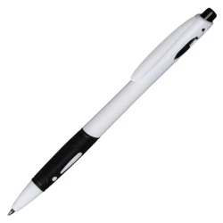 Długopis Rubio, czarny/biały (R04426.02)