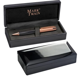 Długopis metalowy Mark Twain - czarny (1303403)