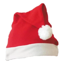Dziecięca czapka świąteczna, czerwony/biały (R89064)