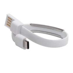 Bransoletka Wristlie USB typu C, biały (R50179.06)