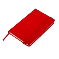 Notatnik 80x127/80k kratka Palencia, czerwony (R64213.08)