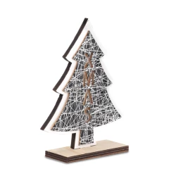 Choinka podświetlana ozdoba świąteczna Christmas tree, beżowy (X91029.13)