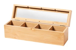 Zirkony bambusowe pudełko na herbatę - naturalny (AP722194)