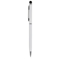 Długopis, touch pen - biały (V1537-02)