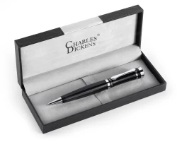 Długopis Charles Dickens w pudełku - czarny (V1104-03)