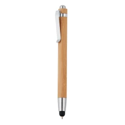 Bambusowy długopis, touch pen - brązowy (P610.509)