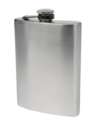 Piersiówka 240 ml - srebrny (V4518-32)