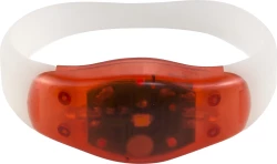 Opaska na rękę, lampka LED - biało-czerwony (V7786-52)