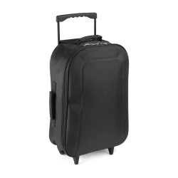 Składana walizka, torba na kółkach - czarny (V4270-03)