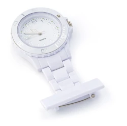 Zegarek pielęgniarki - biały (V3480-02)