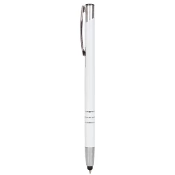 Długopis, touch pen, cieńsza wersja V1601 - biały (V1744-02)