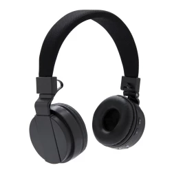 Bezprzewodowe słuchawki nauszne, składane - czarny (P326.701)