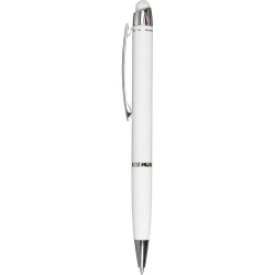 Długopis, touch pen - biały (V1767-02)