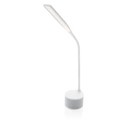 Lampka 32 LED, głośnik bezprzewodowy 2,5W, ładowarka USB - biały (P326.713)