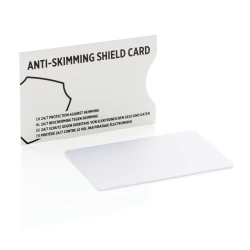 Karta do portfela, ochrona RFID - biały (P820.523)
