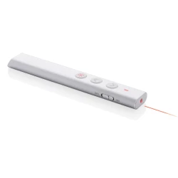 Wskaźnik laserowy, prezenter USB - srebrny (P314.134)