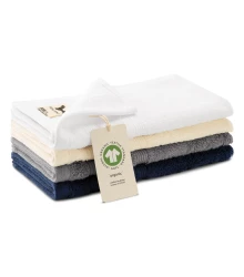 Organic ręcznik mały unisex siwoszary 30 x 50 cm (9162503)