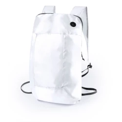 Składany plecak - biały (V0506-02)