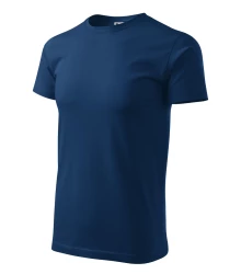 Basic koszulka męska ciemnoniebieski M (1298714)