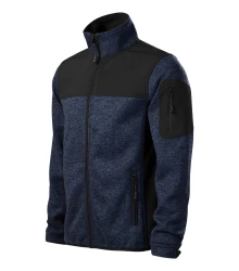 Casual softshell kurtka męska knit blue M (5508414)