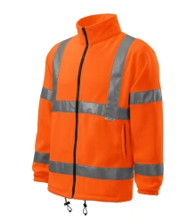 HV Fleece Jacket polar unisex fluorescencyjny pomarańczowy L (5V19815)