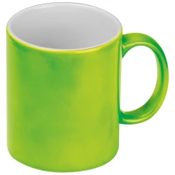 Kubek ceramiczny - neon - zielony (8017209)
