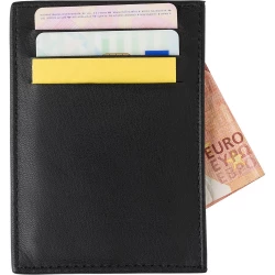 Etui na karty kredytowe, ochrona RFID - czarny (V9916-03)