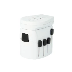 Uniwersalna ładowarka, adapter podróżny SKROSS PRO – World and USB - biały (VSK03-02)